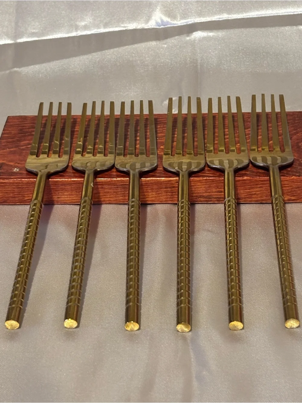Goldtone Stainless Dinner Forks